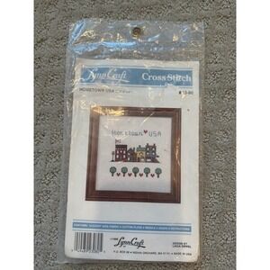 Sealed Lynn Craft Cross Stich Home Town USA‎ 5 x 5